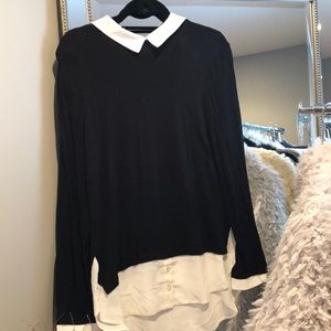 Black and white top